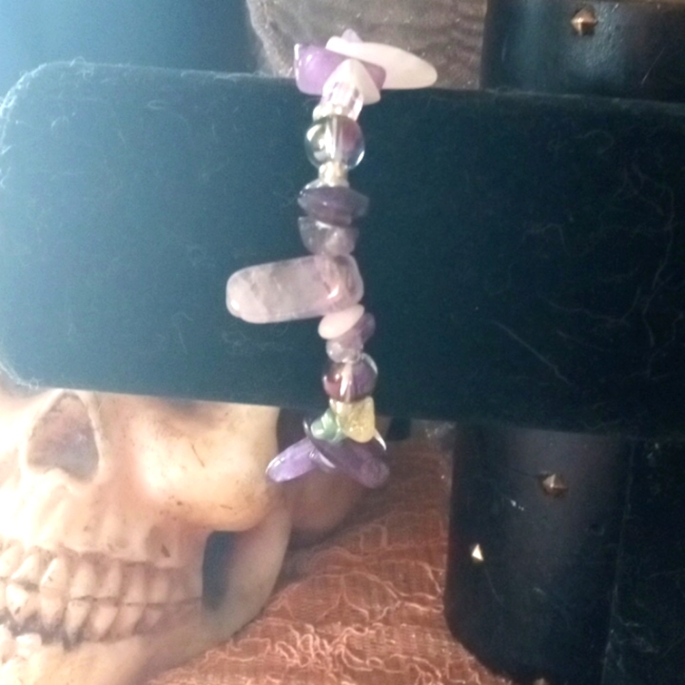 Mixed Gemstone Stretch Bracelet